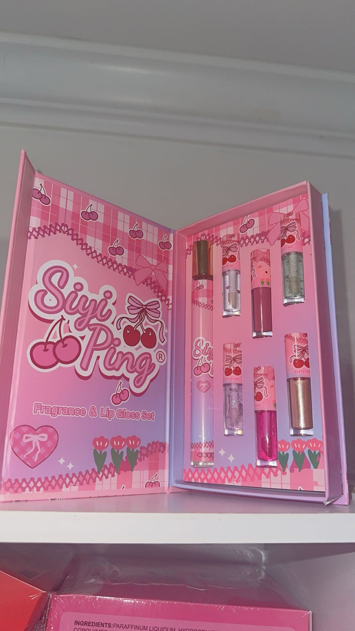 Set perfume y gloss