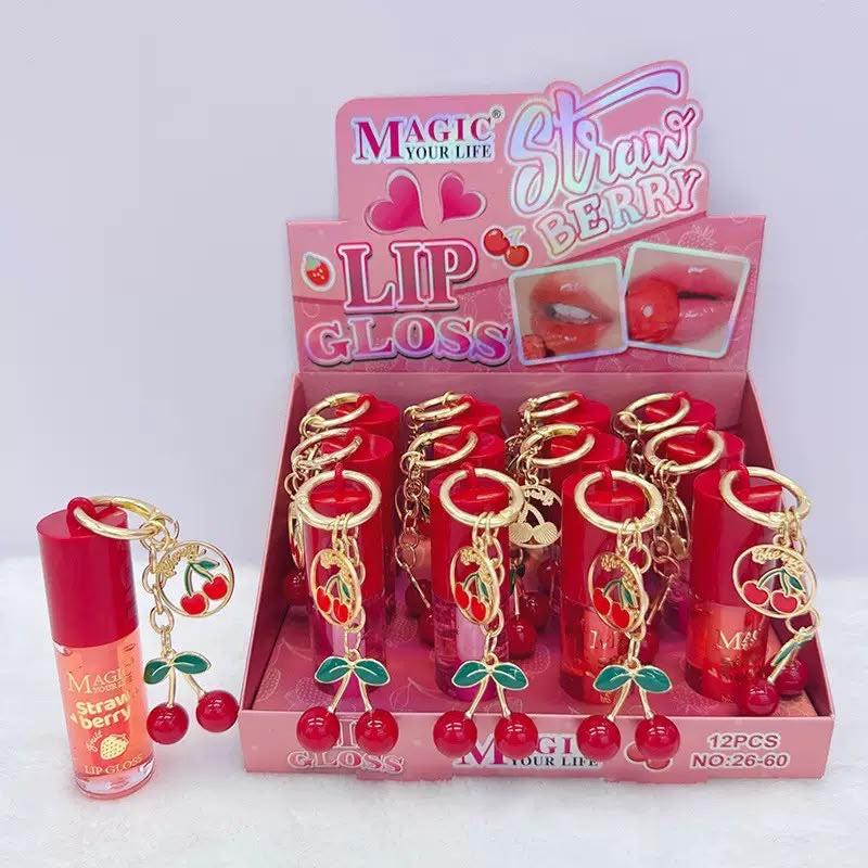 Lip gloss llavero